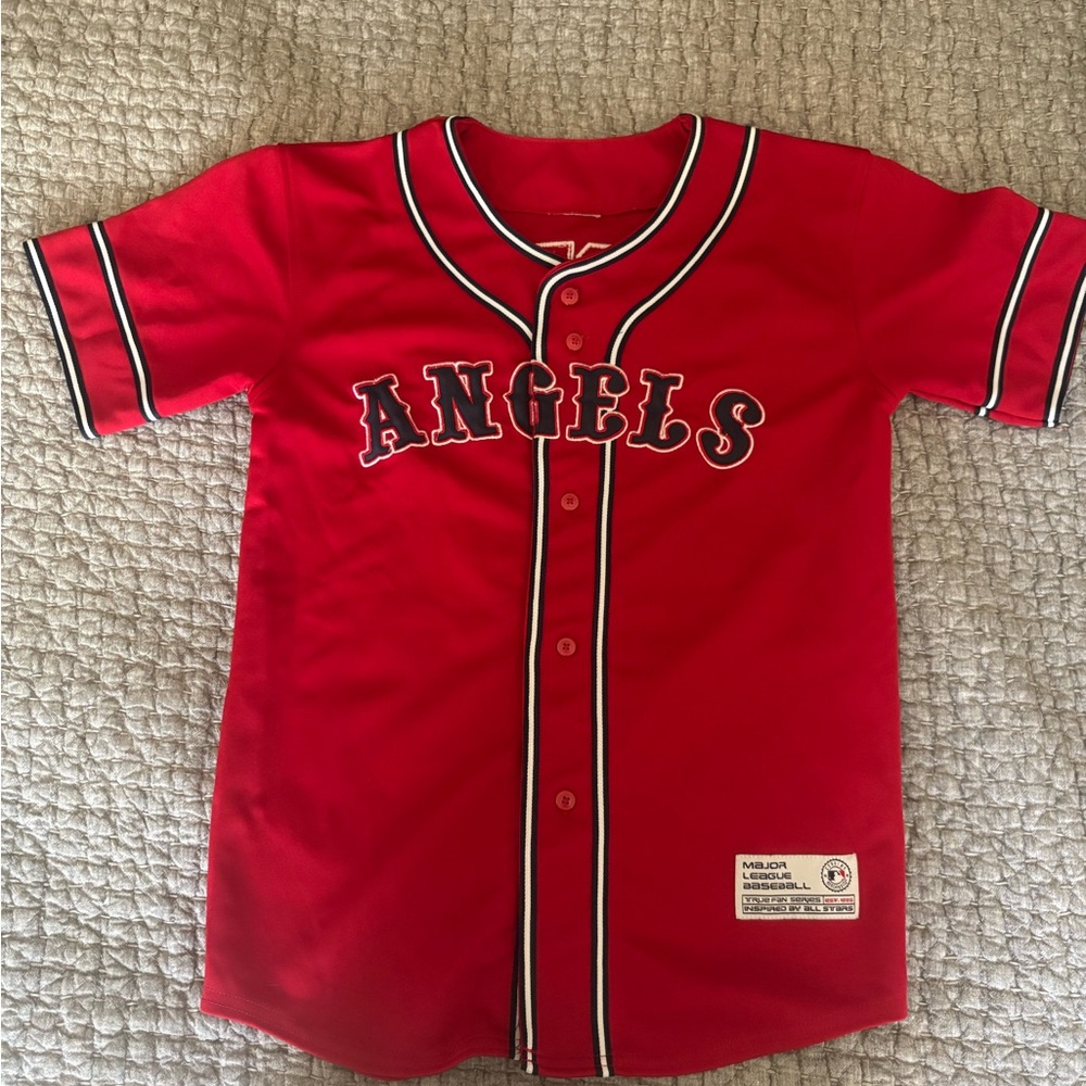 Angels  Youth XL Baseball Jersey Major League Baseball Genuine Merch 27 Guerrero